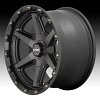 KMC KM101 Tempo Machined Black Grey Tint Custom Truck Wheels 2